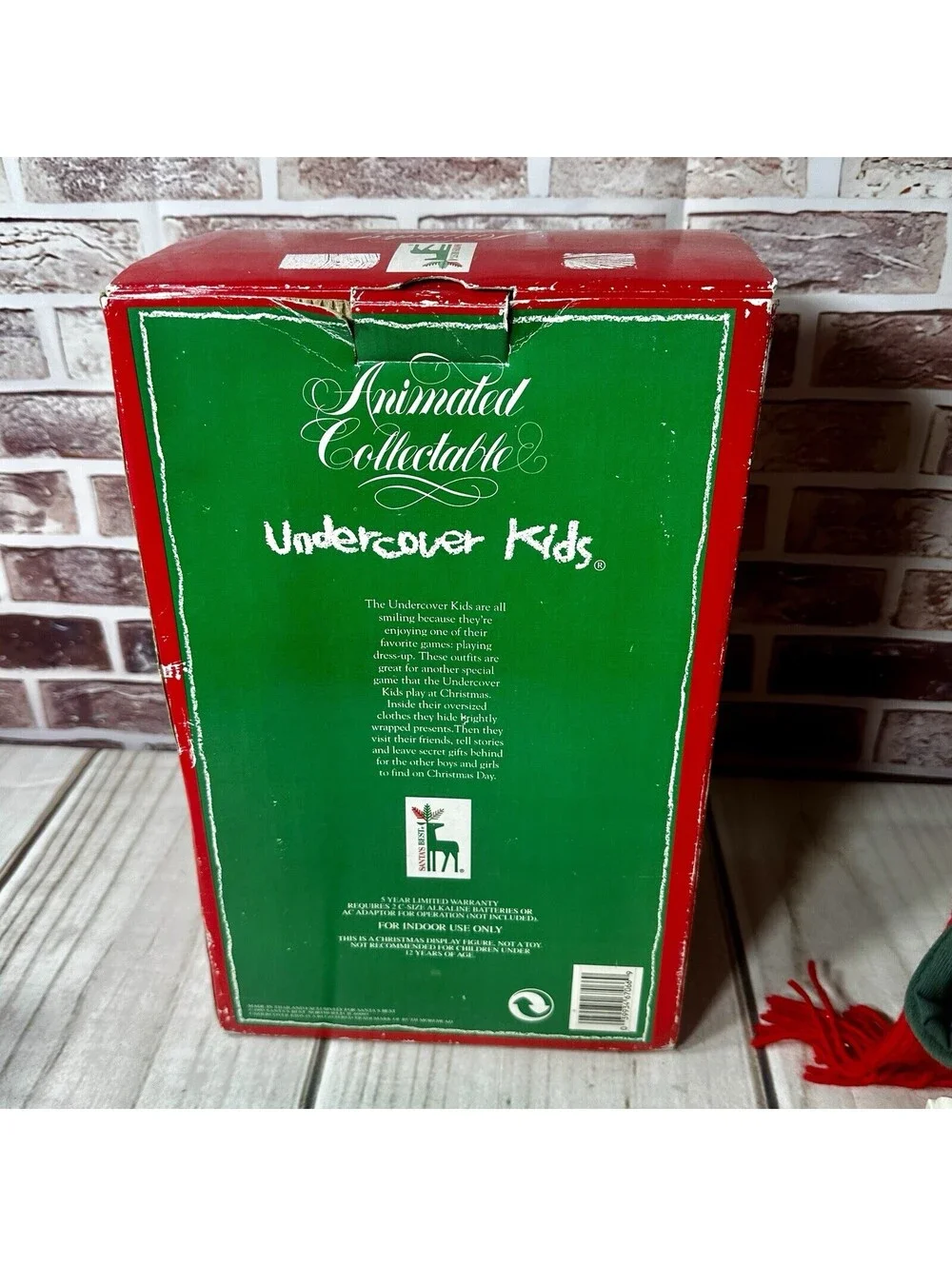 Vintage 1993 SANTA’S BEST DEREK Undercover Kids 12